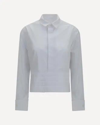 sacai Cotton poplin Shirt with belt Female 2