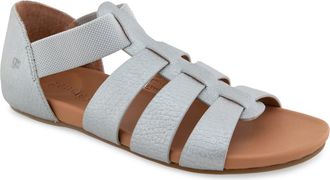 Gentle Souls Lennon Strappy Sandal in Matte Silver Leather at Nordstrom, Size 5.5