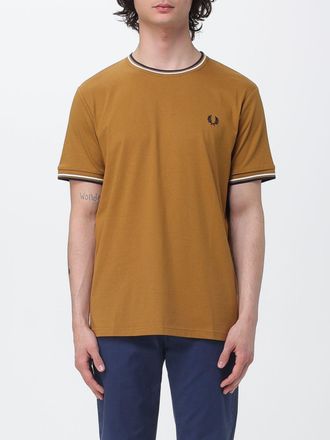 Fred Perry T-shirt in cotone con mini logo ricamato Fred Perry