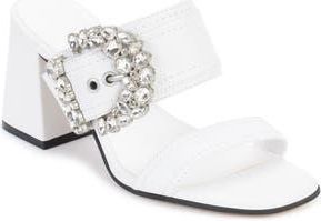 Karl Lagerfeld Sylvie Sandal in Bright White at Nordstrom Rack, Size 5.5
