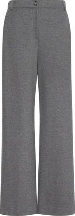 Max Mara Wide Broeken - Dames - Wijde Broeken - Grijs - XS - Broeken