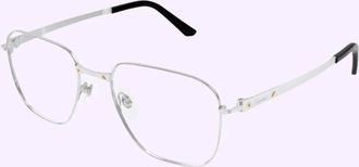 Cartier Santos de Cartier Demo Square Mens Eyeglasses CT0553O 006 56