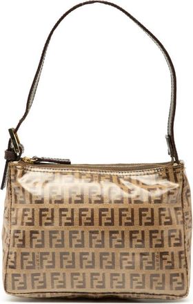 Fendi Pre-owned Fendi Zucchino Crystal Handbag Ladies AK65ZV27D1X7XNG8