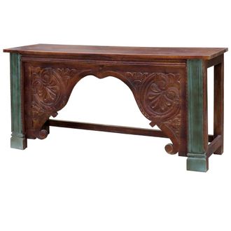 Wanderlust Deco Wanderlust Deco - Recibidor De Madera Marr&oacute;n 187x43x86