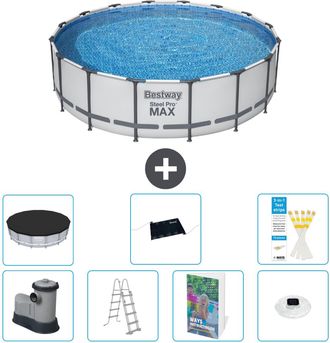 Bestway Piscina Bestway Steel Pro Max Redonda - 488x122 Cm - 8-piezas S598