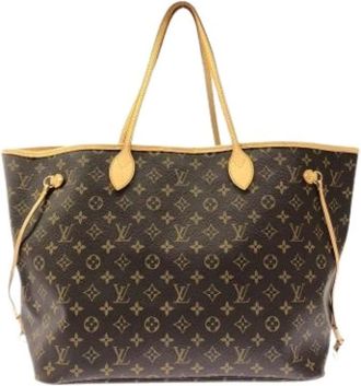 Louis Vuitton Pre-owned Tote Bags, female, Brown, Size: ONE SIZE Pre-owned Neverfull GM Tote Bag