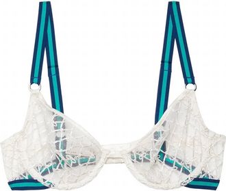 Fleur du Mal Womens Match Point Demi Bra In Ivory