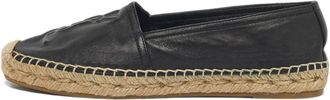 Saint Laurent Espadrilles con logo - Nero