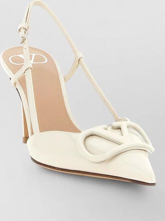 Valentino Garavani leather slingback mules