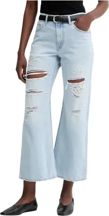 Levi's Baggy Dad Lasso - Dames - Jeans - Blauw - Maat: W26 L31 Katoen