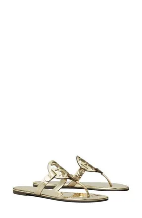 Tory Burch Miller Sandal in Gold at Nordstrom, Size 5.5