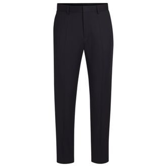 BOSS ONE Regular-fit pants in virgin-wool serge