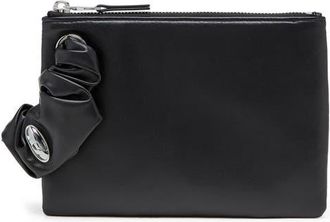 Diesel GRAB-D 2.0 Faux Leather Zip Pouch in Black at Nordstrom