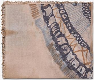 Hemisphere Kaschmirmix-Tuch mit Fantasiemuster Ncircle