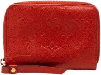Louis Vuitton Pre-owned Wallets, female, Red, Size: ONE SIZE Pre-owned Small Wallet