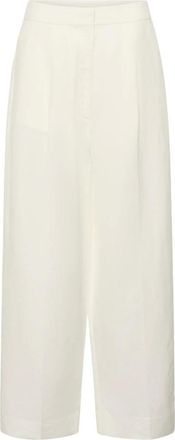 Soaked In Luxury Corinne Pantaloni Cropped - - Trousers - Donna - Bianco - M