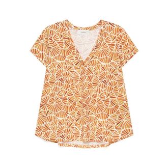 Maliparmi Blouses, female, Yellow, Size: 2XL Shell T-Shirt