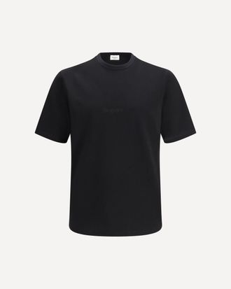 Saint Laurent T-shirt in jersey di cotone con logo ricamato Man XL