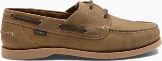 Loake Mens LOAKE PADSTOW BOAT SHOE BROWN NUBUCK - Size: 11