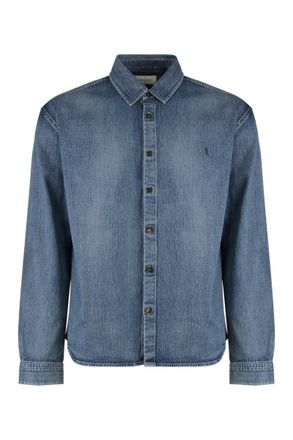 Saint Laurent Cassandre Denim Shirt