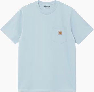 Carhartt Work in Progress Mens Carhartt WIP Pocket T-Shirt Icaria - Blue - Size: 42