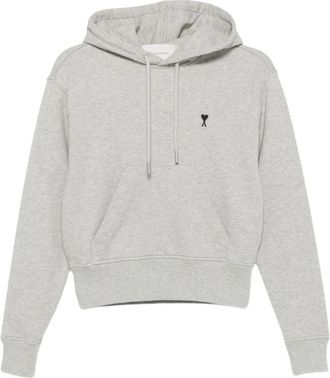 Ami Ami De Coeur Hoodie - Dames - Hoodies - Grijs - S - Katoen - Hoodies & sweatvesten