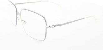 Mykita LITE-NELLI-SHINNY-SILVER Demo Square Unisex Eyeglasses LITE-NELLI 051 57