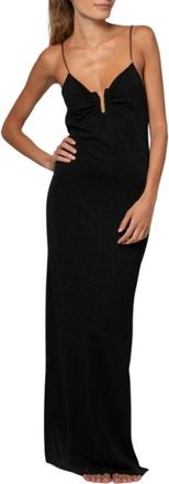 Beliza AVA Lange Jurk - Dames - Avondkleed - Zwart - S - Polyester - Kleedjes