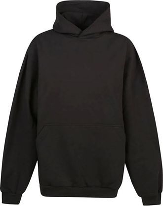 Balenciaga BB Strass Katoenen Hoodie - Heren - Hoodies - Zwart - M - Katoen - Hoodies & sweatvesten