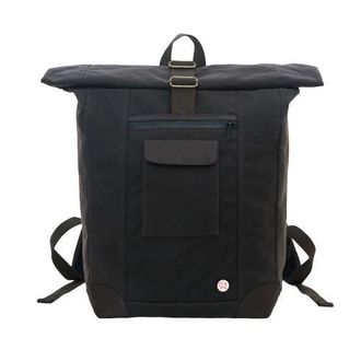 Giorgio Martello Milano Waxed Montrose Backpack in Dark Brown at Nordstrom