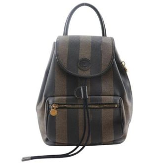 Fendi Pre-owned Backpacks, female, Brown, Size: ONE SIZE Pre-owned Plastic fendi-bags