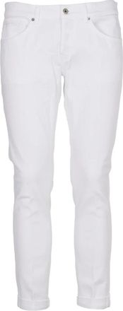 Dondup Slim-fit Jeans voor Heren - Heren - Slim Fit Jeans - Wit - W33 - Denim - Jeans