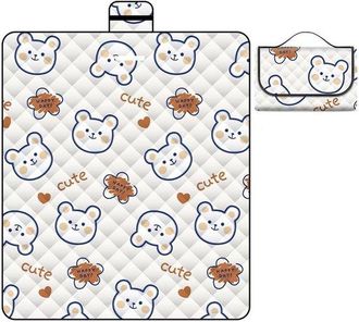 OEM Manta De Picnic Para Exteriores De 150x200cm, Impermeable Y Repelente De Arena, Manta De Playa Plegable Y Ligera Para Camping De 2 A 6 Personas