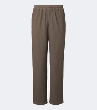 Giorgio Armani Waffle-knit straight pants