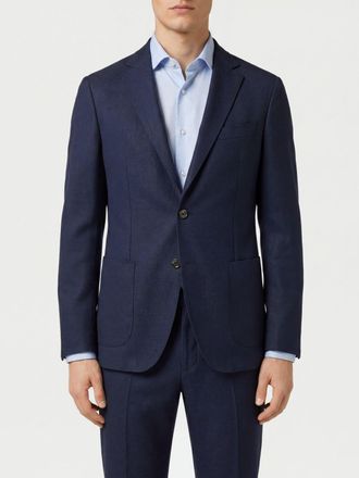 Sartorio Napoli Blazer monopetto in cashmere e seta con rever a lancia