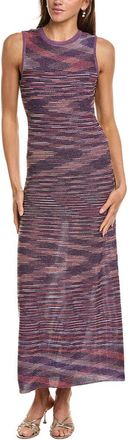 M Missoni Abito Lungo Wool-Blend Midi Dress