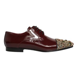 Dolce & Gabbana Derby Geklede Schoenen - Heren - Veterschoenen - Veelkleurig - 44 EU - Leer - Schoenen