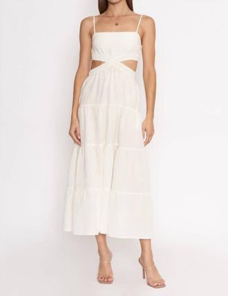 Dee Elly Beatrice Dress In White