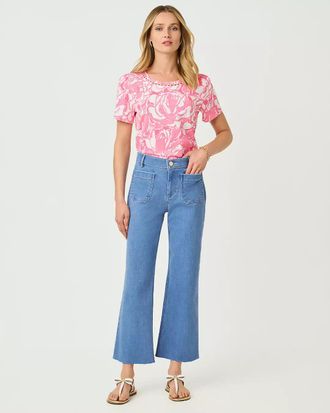 Lilly Pulitzer 27 Harleen High Rise Crop Jean