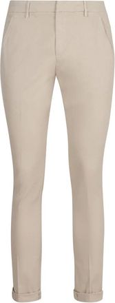 Dondup Heren, Broeken, Beige, Maat: W35 Katoen