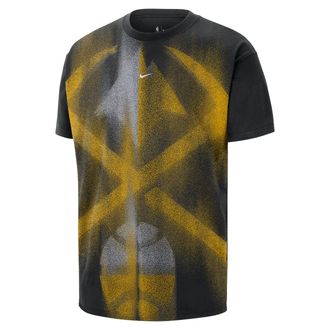 Nike Mens Denver Nuggets Basketball T-Shirt in Black | IO6370-010