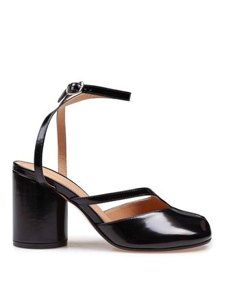 Maison Margiela Pump Tabi 80mm in black leather