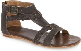 Roan Posey Braided V-Strap Sandal in Sydney Black at Nordstrom, Size 7