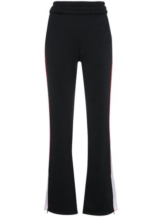 Off-white Side Stripe High Waisted Track Pants - women - Polyester - M - Black