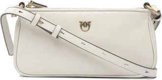 Pinko Cross Body Bags, female, White, Size: ONE SIZE White Crossbody Bag Elegant Style