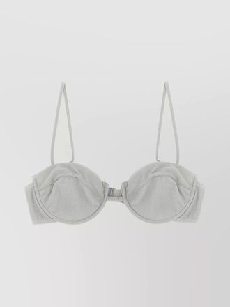 MC2 Saint Barth metallic bikini top