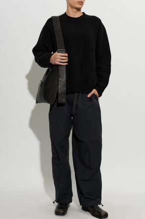 STUDIO NICHOLSON Caro Trousers, Mens, Black