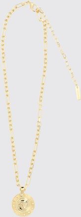 Versace Collana Medusa regolabile in ottone con ciondolo scorrevole