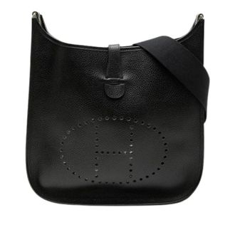 Herm&egrave;s Pre-owned Evelyne GM Schoudertas - Dames - Pre-owned - Zwart - Maat: ONE Size Leer