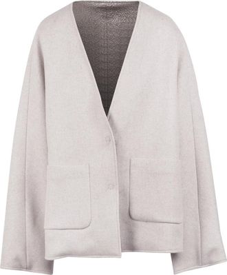 8pm Pauline Bomber - Dames - Vesten - Beige - XS - Wol - Truien & Vesten